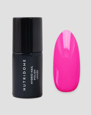 Хибриден лак за нокти UV/LED Pink Bloom 014 Nutridome - 1