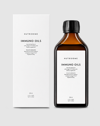 Масла за имунитет с омега 3-6-9 киселини в течна форма Immuno Nutridome 250 мл - 5
