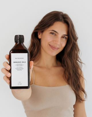 Масла за имунитет с омега 3-6-9 киселини в течна форма Immuno Nutridome 250 мл - 4