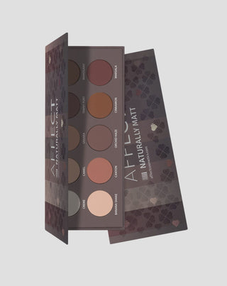 Палитра от пресовани сенки Naturally Matt Pressed Eyeshadows Palette Affect Professional Cosmetics