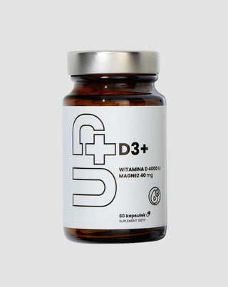 Хранителна добавка Up D3+ Витамин D3 в съчетание с магнезий UP Health Pharma 60 капсули - 1