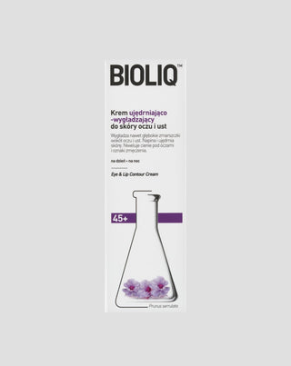 Стягащ и изглаждащ крем за кожа за околоочен контур и устни 45+ Bioliq - 1