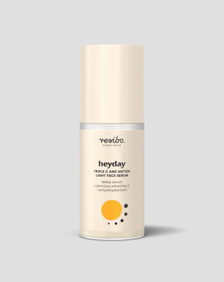 Подхранващ, озаряващ серум за лице Heyday с антиокислители и троен вит. C 30 ml Resibo - 1