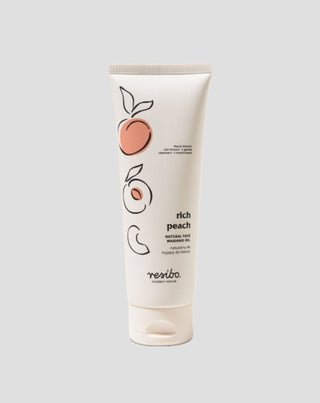 Натурален измиващ гел за лице Rich Peach с екстракт от праскова 125 ml Resibo - 1