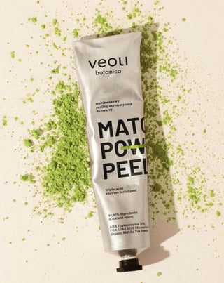 Ензимен пилинг с AHA 10 %, PHA 10 %, BHA Matcha power peel Veoli Botanica - 2