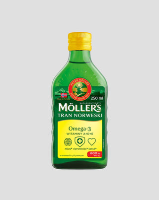 Норвежки транквилант с вкус на лимон на Moller's с 600 IU витамин D3 - 1