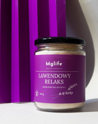 Магнезиева сол за баня със сол Epsom и етерично масло Лавандулов релакс Mglife - 2