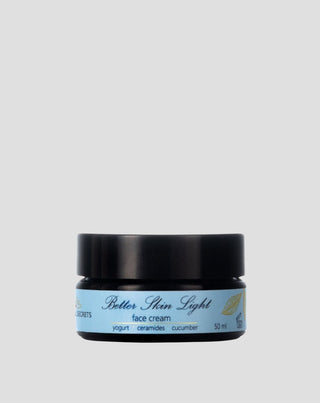 Овлажняващ крем за лице с кисело мляко и серамиди Better Skin Light Natural Secrets
