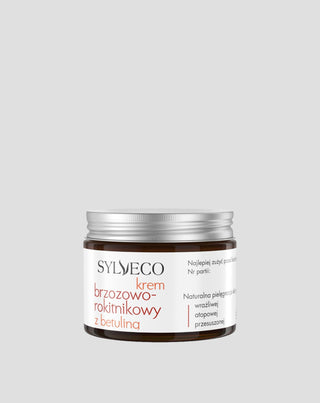 Успокояващ и регенериращ крем с бреза и бетулин за чувствителна кожа Sylveco