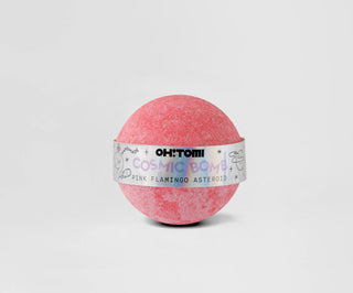 Пенлива топка за баня с подхранваши масла Pink Flamingo Asteroid Oh!Tomi