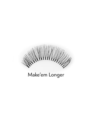 Изкуствени мигли 2d за многократна употреба с естествен ефект Make'em Longer Bamm!Lashes - 2