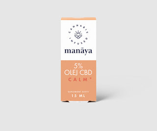 Масло CBD 5% против стрес, успокояващо и смекчаващо напрежение Calm Manaya