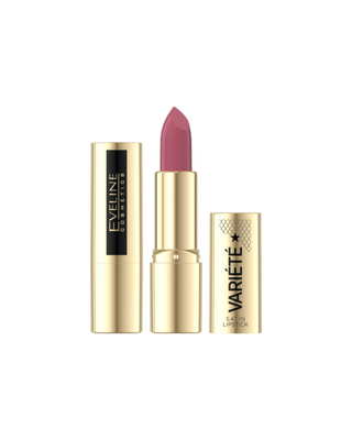Сатенено червило със силно пигментирана формула No. 01 Variete Satin Lipstick Eveline