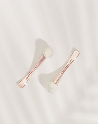 Околоочен масажор 3D с планиски кристал и апликатор на крем Crystallove - 2