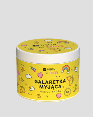 Желе за измиване за баня за деца жълта манго салса HiSkin for Kids - 1