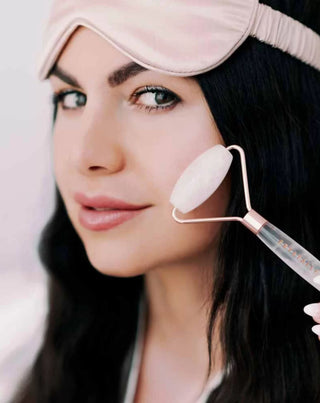 Масажор за лице от планински кристал, кралят на кристалите, ролер Crystallove_2 - 2