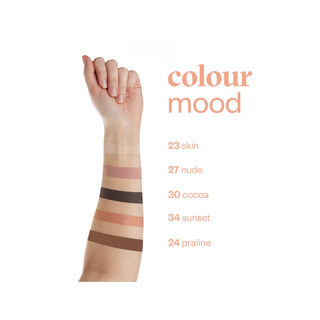 Сянка за очи Colour mood транспарентна с разноцветни частици 20 Mandarin Paese