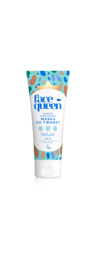 Дълбоко овлажняваща маска за лице с бадемово масло и ниацинамид Face Queen