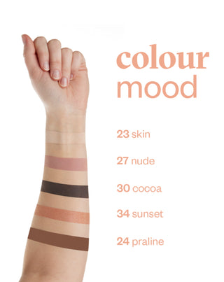 Матова сенка за очи Colour mood с цвят на млечен шоколад 24 Praline Paese