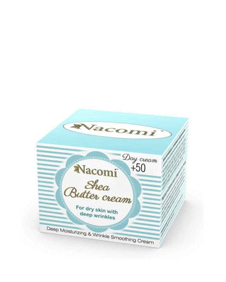 Дневен крем с масло от ший и хиалуронова киселина +50 Nacomi