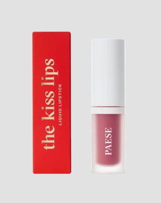 Леко, матово, нелепкаво течно червило The Kiss Lips 03 Lovely Pink от Paese