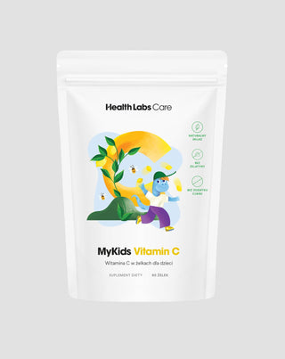 Витамин С за деца под формата на желирани бонбони, веган MyKids Vitamin C Health Labs Care 60 бр. - 1