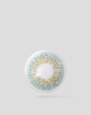 Цветни месечни контактни лещи, светлозелени/ментов оттенък, Green Moons no. 2 Ovio - 2