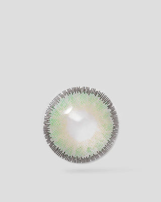 Цветни месечни контактни лещи, зелени със сребрист оттенък Green Moons no. 3, Ovio - 3