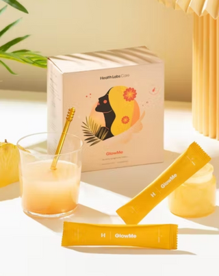 Колаген за пиене GlowMe с вкус на Ананас-Манго Health Labs Care 30 сашета - 3