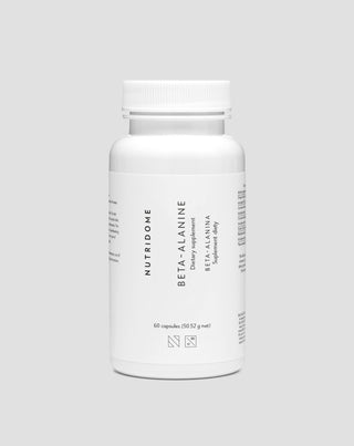Бета-аланин 700 mg за издръжливост и намаляване на мускулната умора Nutridome, 60 капсули - 1