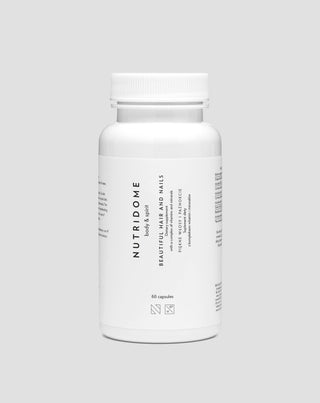 Хранителна добавка с хвощ Nutridome за красиви коса и нокти – 60 капсули - 1