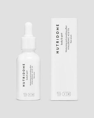 Kwas hialuronowy 5% nawilżające serum do twarzy do każdego rodzaju cery Nutridome_2
