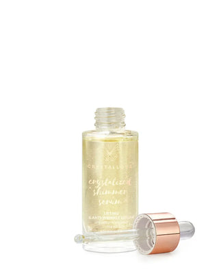 Серум за лице с планински кристал и индийска опунция - Clear quartz shimmer serum Crystallove