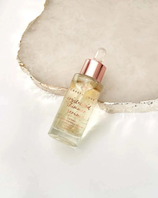 Серум за лице с планински кристал и индийска опунция - Clear quartz shimmer serum Crystallove