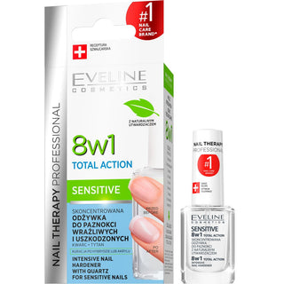 Балсам за нокти 8в1 Total Action Sensitive Eveline