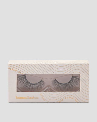 Изкуствени мигли с лента 2d за многократна употреба много меки Go Bold Bamm!Lashes - 1