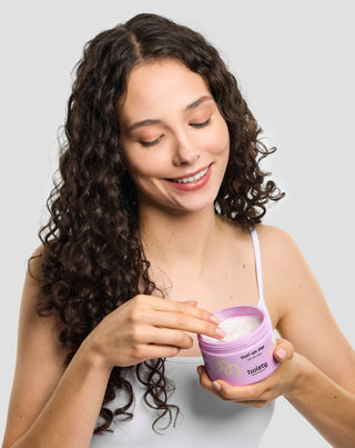 Крем за къдрици пригоден за стайлинг на къдрава коса с екстракт от лен и овес Twisty - 2