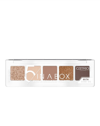 Мини палитра сенки за очи 5 в кутия в цвят Golden Nude Look 010 от Catrice