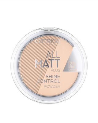 All Matt Plus Shine Control Powder 025 в пясъчно бежово от Catrice