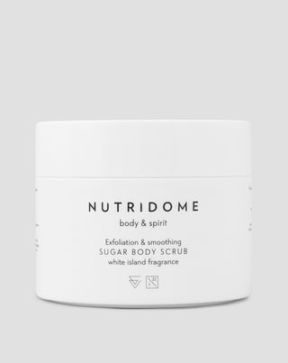 Захарен пилинг скраб за тяло за изглаждане на кожата Nutridome 250 g - 1