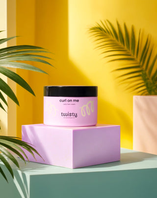 Крем за къдрици пригоден за стайлинг на къдрава коса с екстракт от лен и овес Twisty - 6