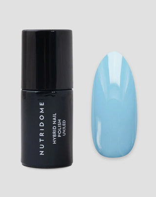 Хибриден лак за нокти UV/LED Ocean Blue 003 Nutridome - 1