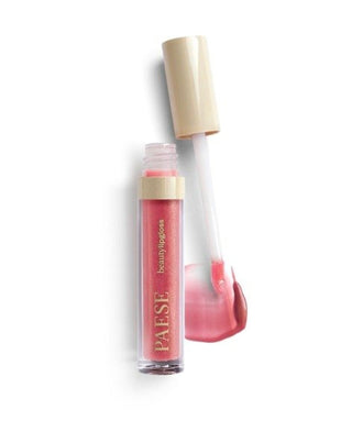 Гланц с частици, оптически увеличаващ устните, огледален ефект 04 Glowing Lipgloss Paese - 4