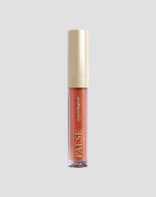 Гланц с частици, оптически увеличаващ устните, огледален ефект 05 Glazed Lipgloss Paese - 1
