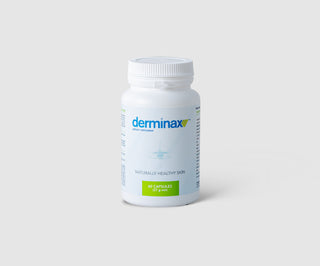 Таблетки против акне, пъпки и несъвършенства с цинк, витамин C, E и B2 Derminax - 1