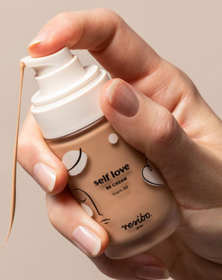 Естествен и екологичен крем BB Self Love за лице с оттенък Натурално Бежово 30 ml Resibo - 2