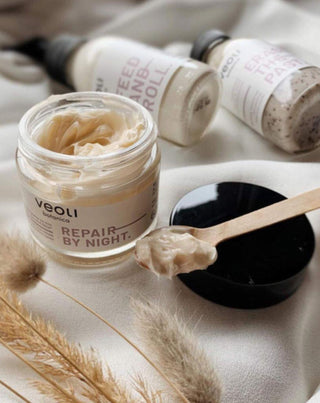 Нощен крем за лице с липидна защита Second skin Repair by night Veoli Botanica - 2