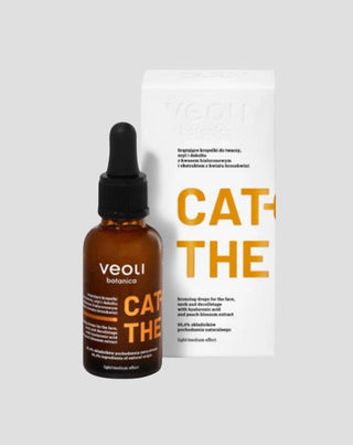 Прозрачни бронзиращи капки за лице и деколте Уловете слънцето Veoli Botanica