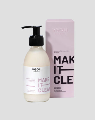 Естествена емулсия за почистване на лице Make it clear Veoli Botanica