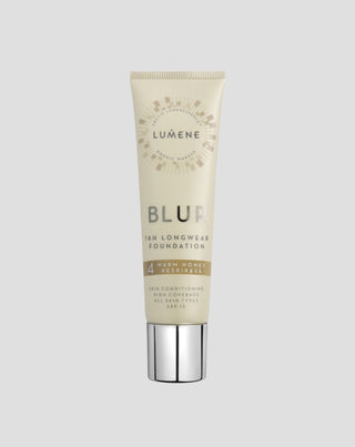 Изглаждащ грунд с висока степен на прикриване до 16 ч Blur 4 Warm Honey с SPF 15 Lumene - 1